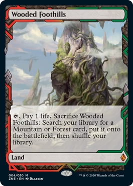 Wooded Foothills Zendikar Rising- Expeditions